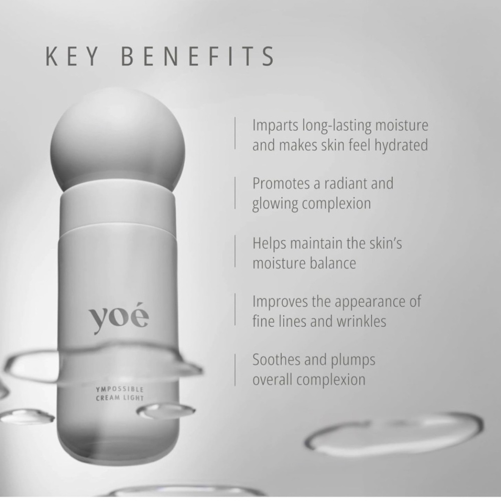 Yoe' Ympossible Cream Light NIB